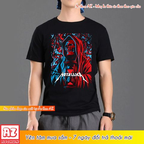  Áo thun Nam in hình Metallica 3D - BIGSIZE 3XL 4XL 5XL 6XL 7XL F2867 