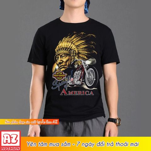  Áo thun nam in hình thổ dân motor 3d thái lan - bigsize 5XL 6XL 7XL M2999 