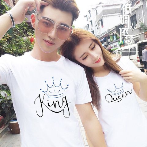  Áo thun Cặp Đôi Nam Nữ Couple Valentine AZ - Form Rộng BIGSIZE M401 