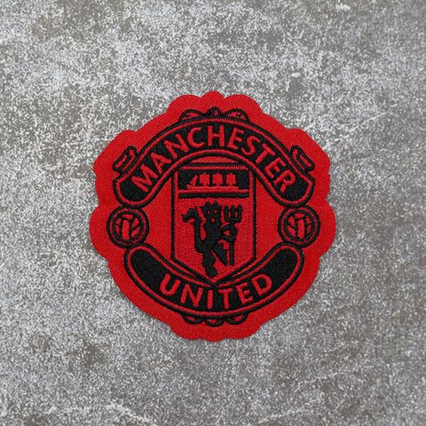 LOGO thêu MANCHESTER đỏ 8x8cm