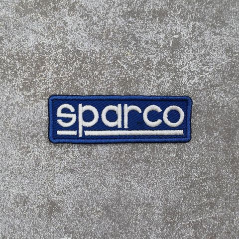 LOGO thêu SPARCO xanh