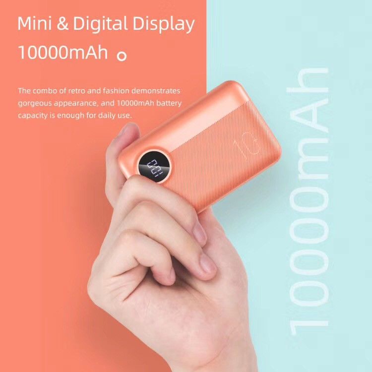 PIN SẠC ROCK 10000MAH P75 MINI CAMERA PD OR