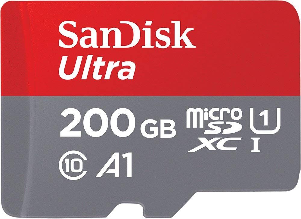 MEMORY MICRO SD 200GB SANDISK ULTRA 90MB C10