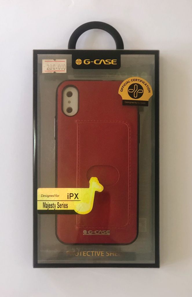 ỐP LƯNG GCASE IPHONE X RED