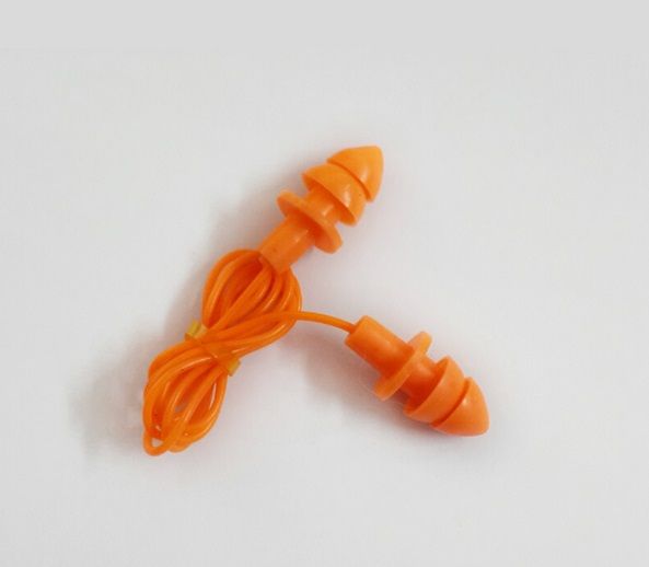 Nút tai chống ồn 2 tầng màu cam – 10 bộ – Bảo Hộ Bình An