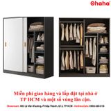 Tủ quần áo gỗ công nghiệp 2 cánh lùa Ohaha nhiều màu đa dạng - CL004