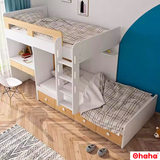 Giường tầng thông minh Ohaha có tủ áo và bàn học - GTTM025