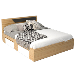 Giường ngủ gỗ công nghiệp cao cấp OHAHA  - GC025