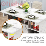 Bàn Ăn Thông Minh Gấp Gọn Kết Hợp Tủ Đựng Gia Vị, Bát Đĩa OHAHA - BA008