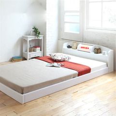 Giường Ngủ Cao Cấp HMR Lõi Xanh Chống Ẩm OHAHA Japanese Style - White Bed