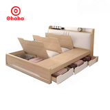 Giường ngủ gỗ công nghiệp bọc nệm Ohaha - GN001