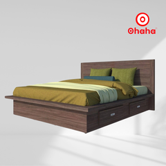 Giường ngủ gỗ công nghiệp hiện đại Ohaha - GC001