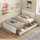 Giường ngủ gỗ công nghiệp bọc nệm Ohaha - GN003