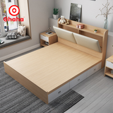 Giường ngủ gỗ cao cấp bọc nệm Ohaha - GN004
