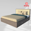 Giường ngủ gỗ công nghiệp bọc nệm OHAHA - GN019
