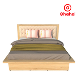 Giường ngủ gỗ công nghiệp bọc nệm OHAHA - GN020