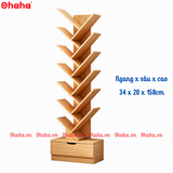 Kệ sách gỗ để sàn Ohaha - KS003