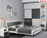 Giường ngủ gỗ công nghiệp cao cấp Ohaha - GC021