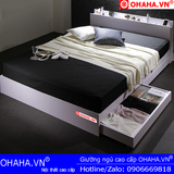 Giường ngủ gỗ công nghiệp cao cấp OHAHA - GC028