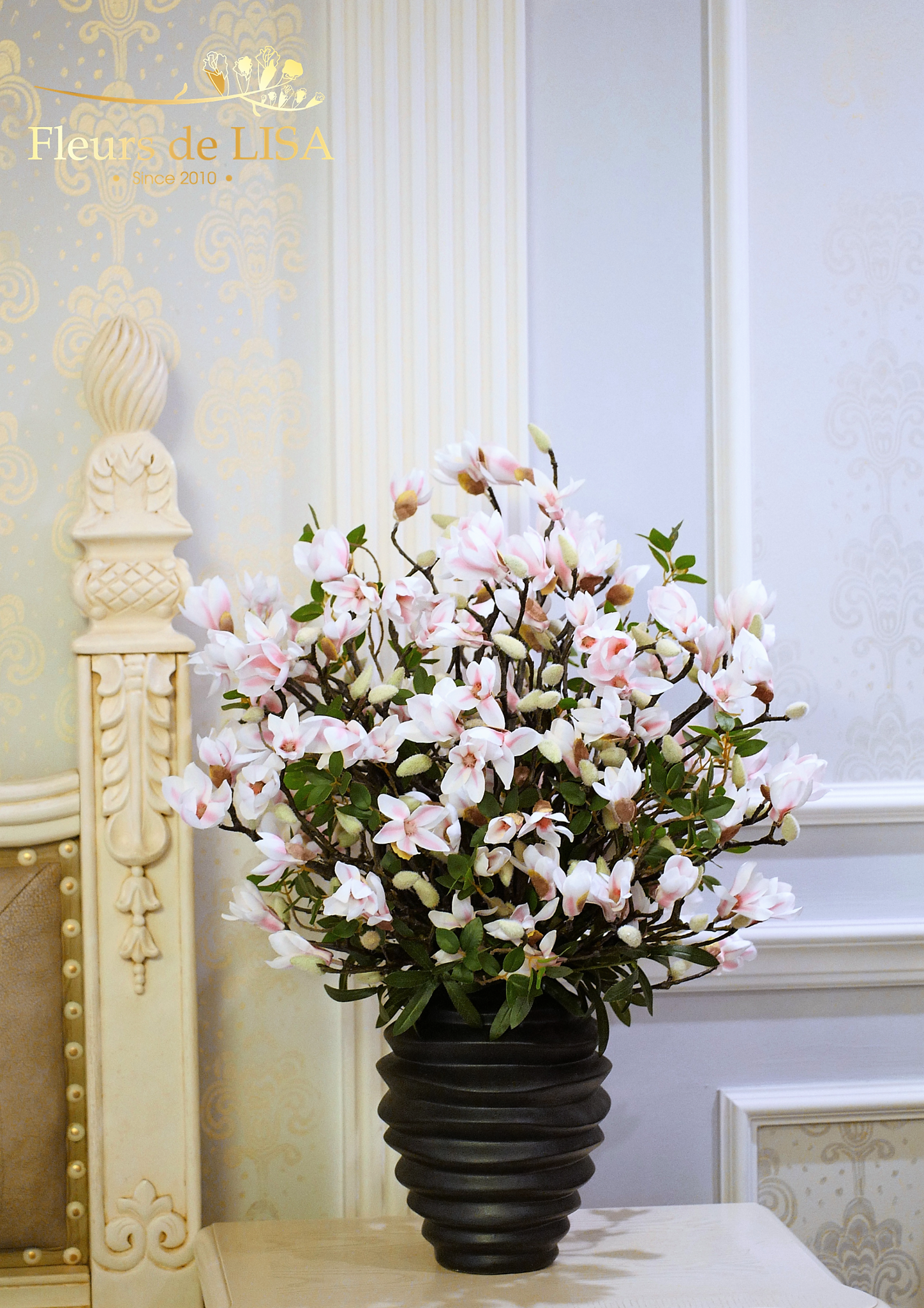  Belle 2 - Bình hoa lụa trang trí nội thất 