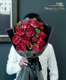  Love Actually - Bó hoa hồng lụa cao cấp 