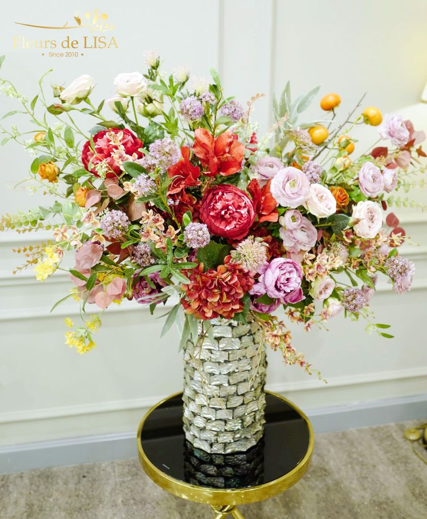  Beauté - Bình hoa lụa trang trí nội thất 