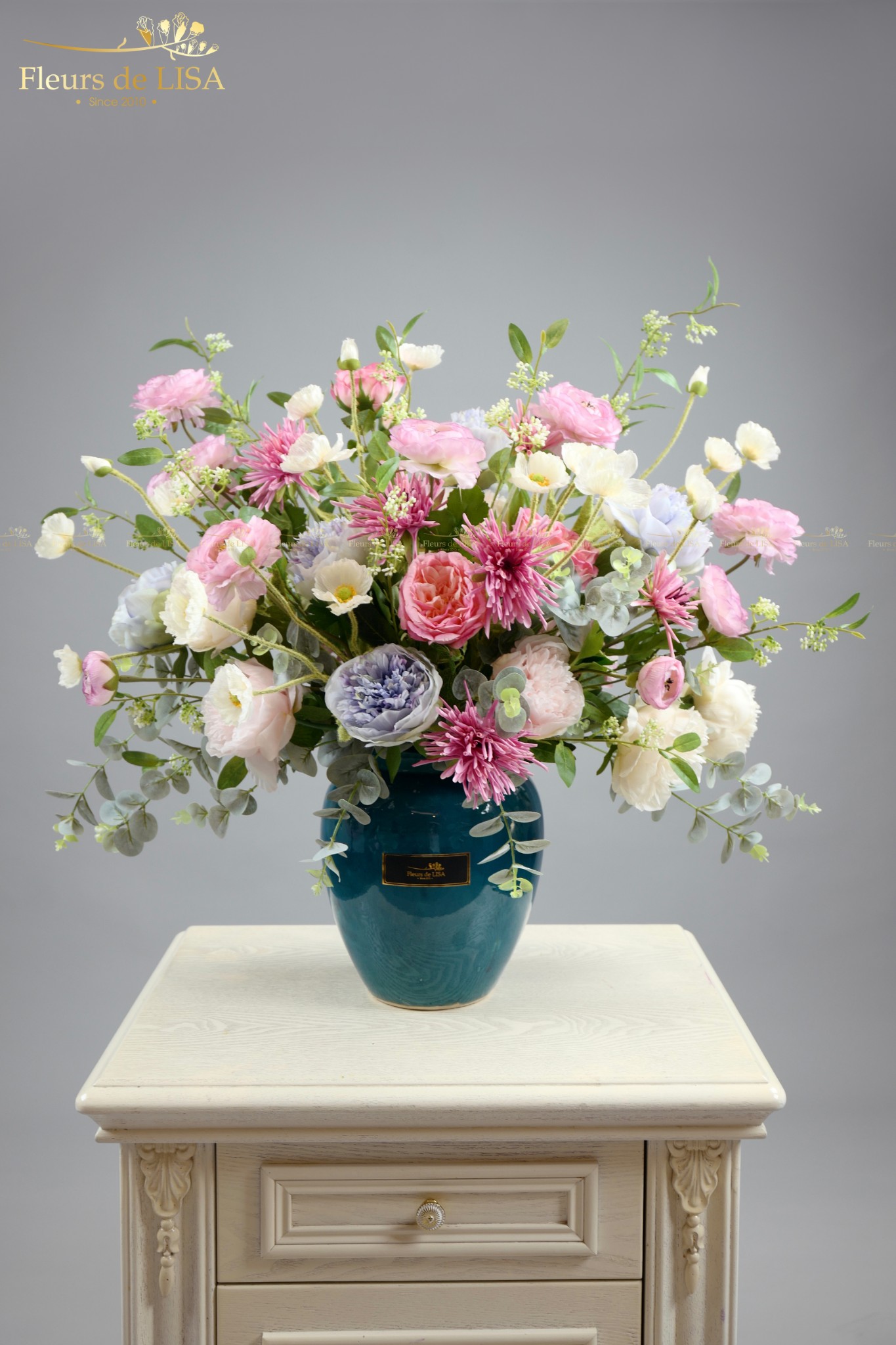  Margaux - Bình hoa lụa trang trí nội thất 