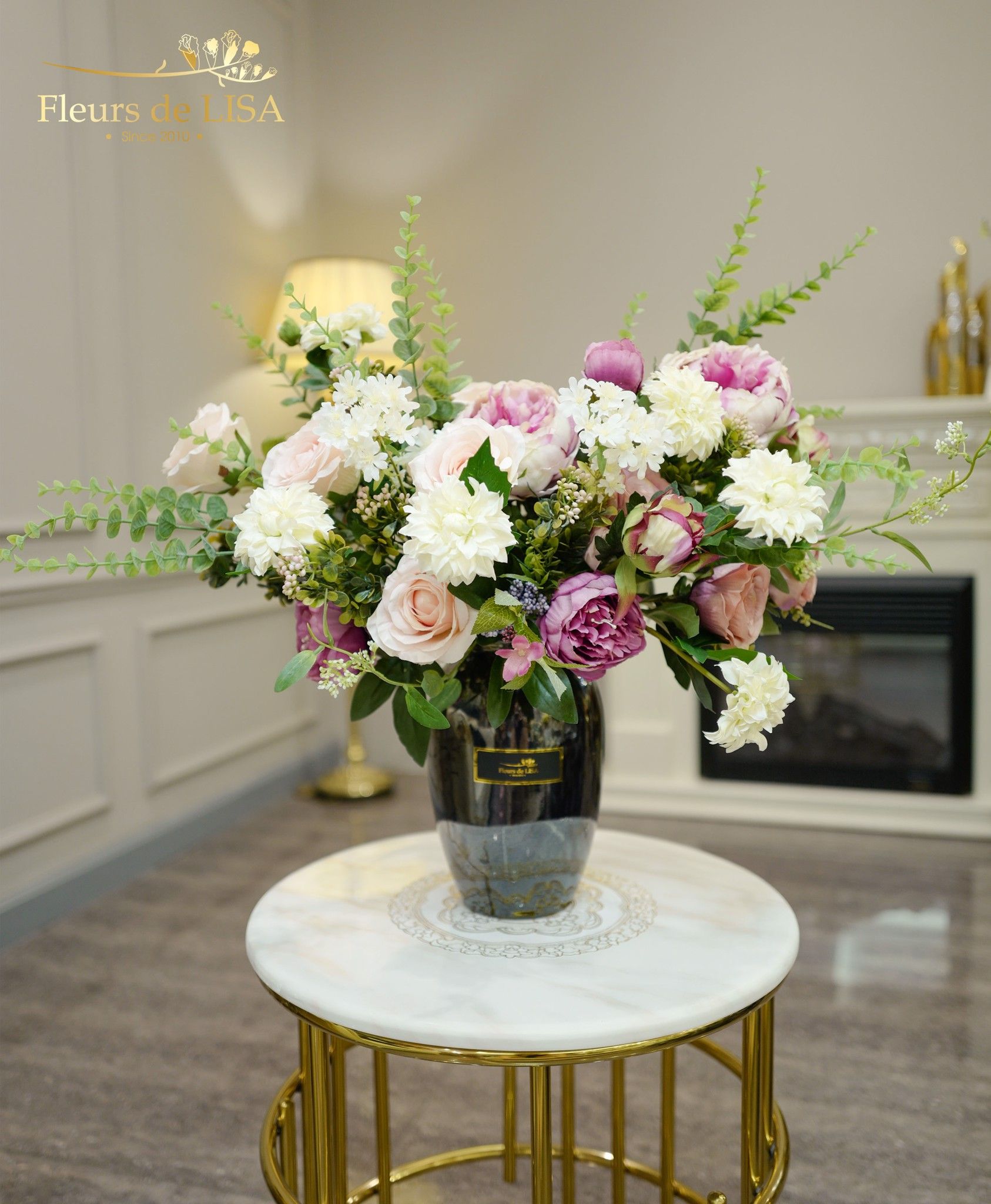  Floro - Bình hoa lụa trang trí nội thất 
