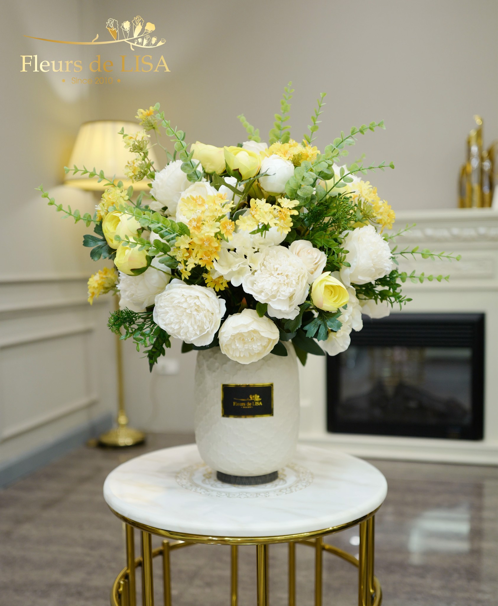  Florene - Bình hoa lụa trang trí nội thất 