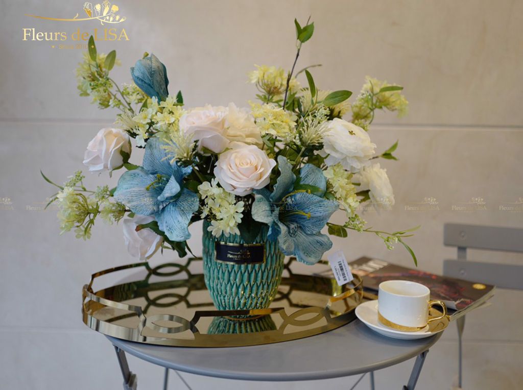  Maria liams - Bình hoa lụa trang trí nội thất 