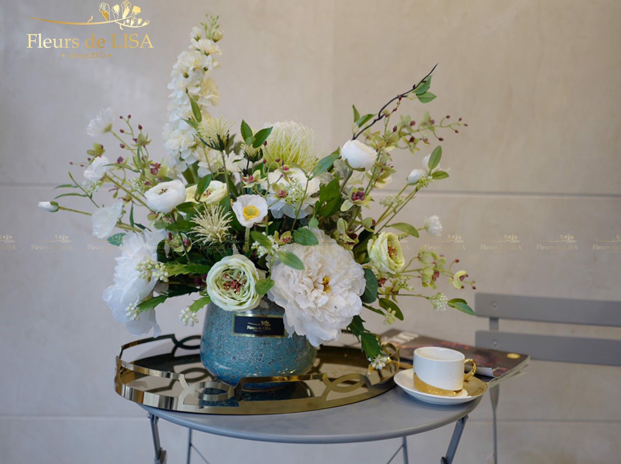  Fangqui - Bình hoa lụa trang trí nội thất 
