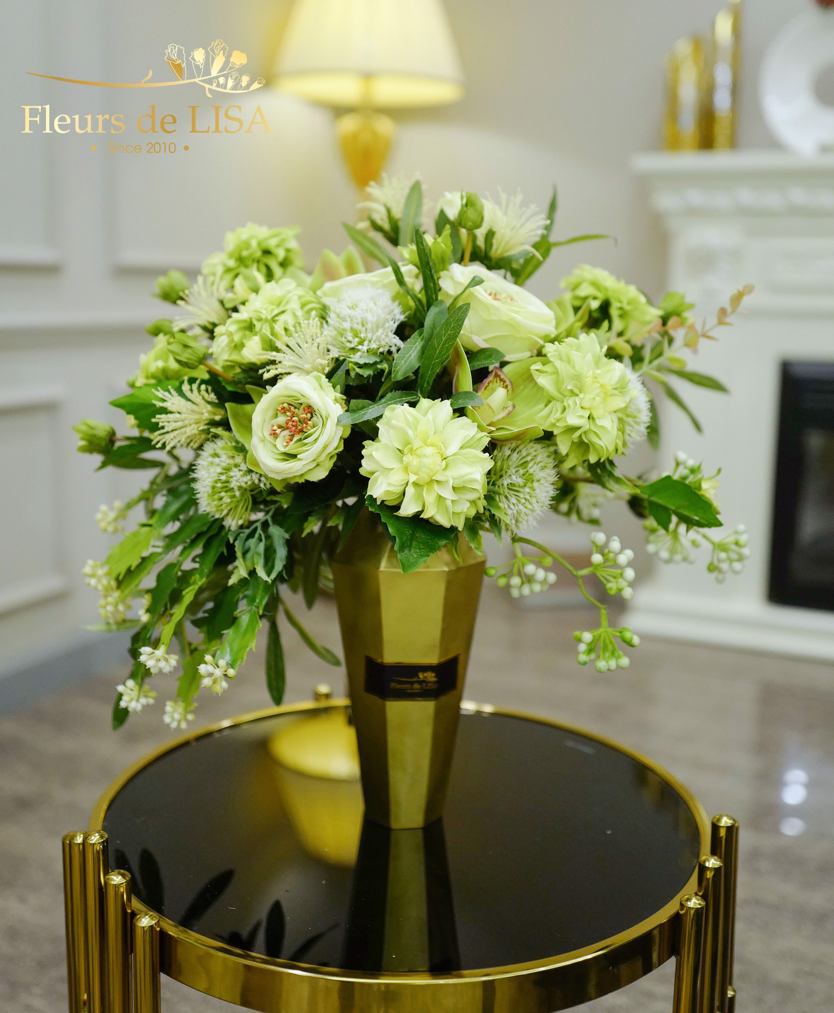  Cleo - Bình hoa lụa trang trí nội thất 