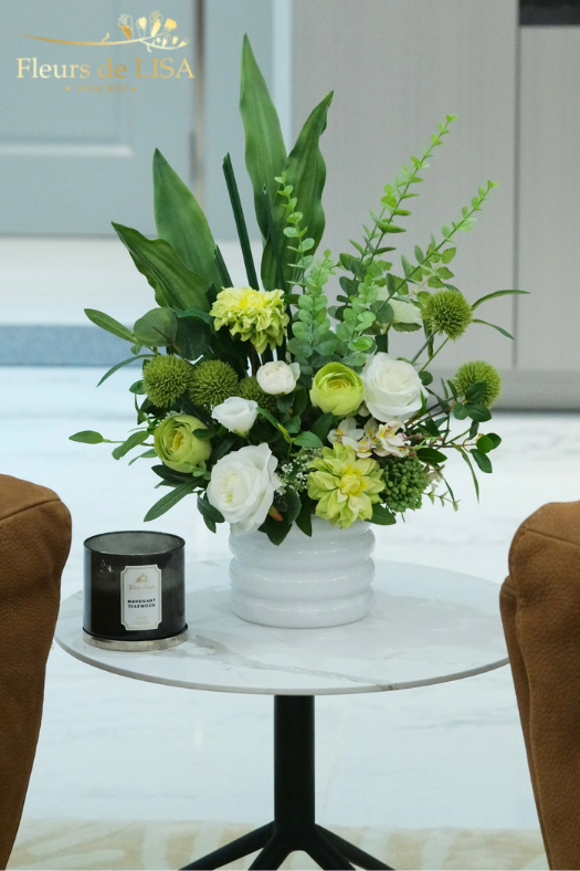 Zoriana 4 - Bình hoa lụa trang trí để bàn 