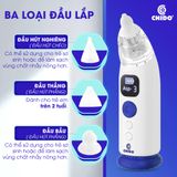 Hút mũi Chido - 3 cấp độ lực hút, có nhạc, đèn đa màu sắc, bảo hành 2 năm