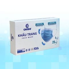 Khẩu trang y tế cao cấp 4 lớp CHIDO - hàng xuất Nhật