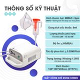 Máy xông mũi họng khí dung CHIDO All New 2023 - Cốc xông điều chỉnh tốc độ phun