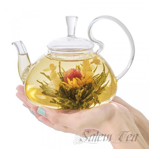 Trà hoa nghệ thuật Tân Long Châu ( trà nở hoa, Blooming tea)