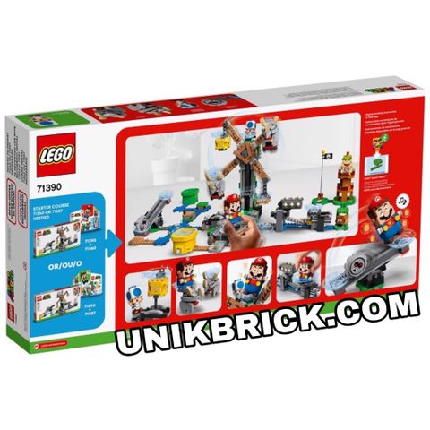  [HÀNG ĐẶT/ ORDER] LEGO Super Mario 71390 Reznor Knockdown Expansion Set 