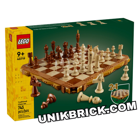  [HÀNG ĐẶT/ ORDER] LEGO 40719 Traditional Chess Set 