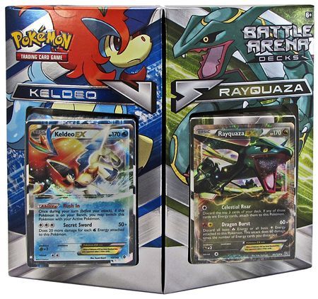  [HÀNG ĐẶT/ ORDER] Pokemon Pokémon TCG Battle Arena Decks Rayquaza vs Keldeo 