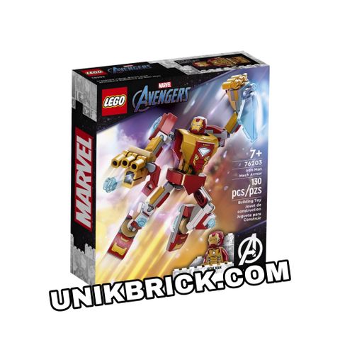  [CÓ HÀNG] LEGO Marvel 76203 Iron Man Mech Armour 