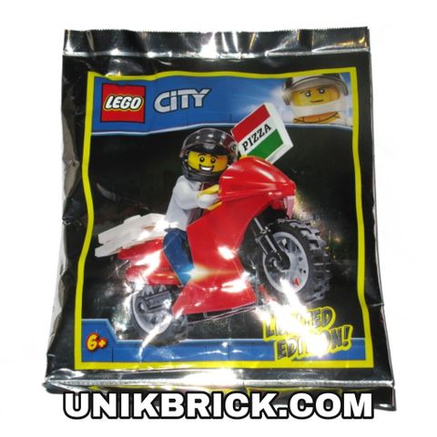  LEGO City 951909 Pizza Delivery Guy Foil Pack Polybag 