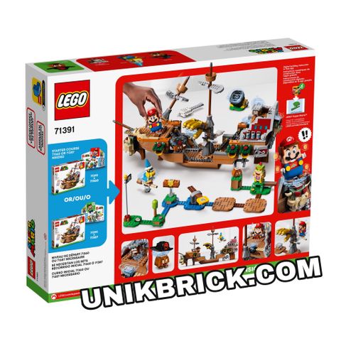  [HÀNG ĐẶT/ ORDER] LEGO Super Mario 71391 Bowser’s Airship Expansion Set 