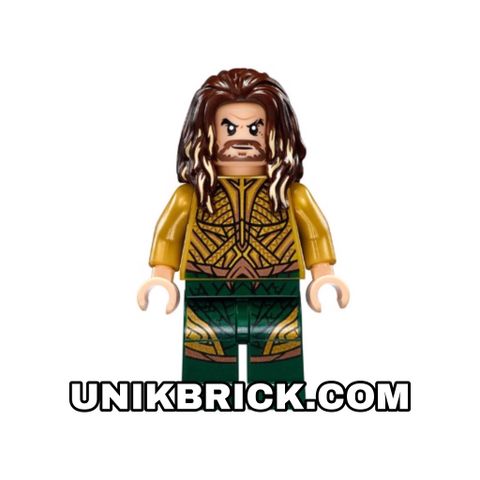  [ORDER ITEMS] LEGO Aquaman Dark Brown Long Hair 