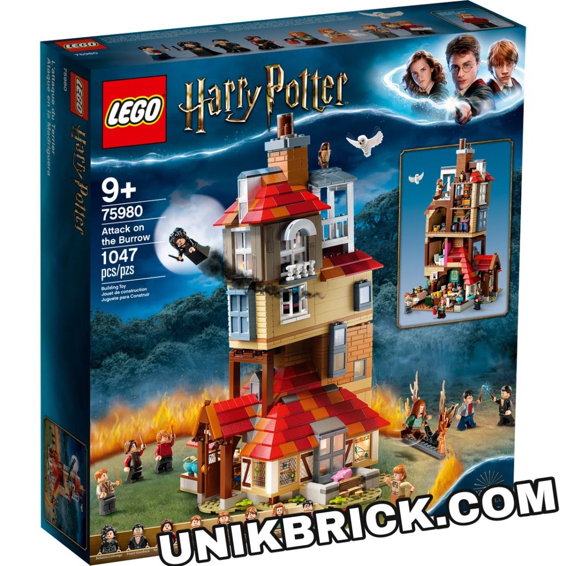 [CÓ HÀNG] LEGO Harry Potter 75980 Attack On The Burrow