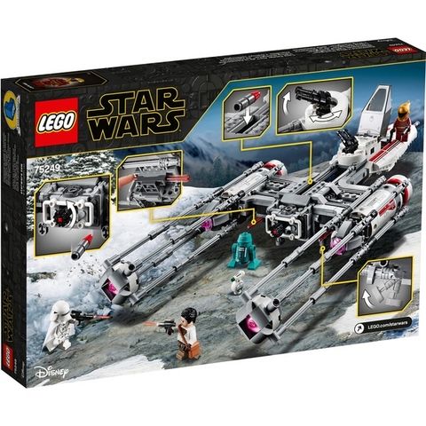  [CÓ HÀNG] LEGO Star Wars 75249 Resistance Y Wing Starfighter 