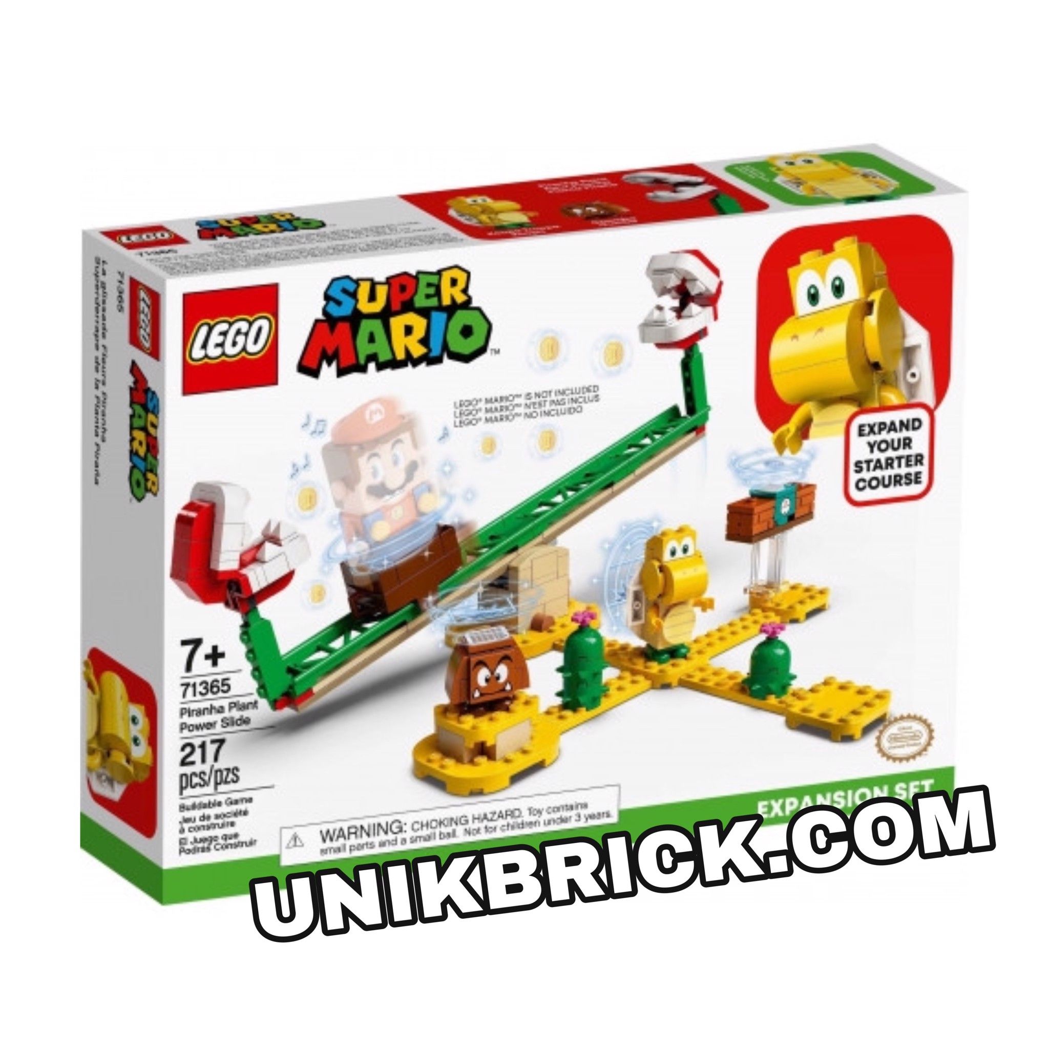 [HÀNG ĐẶT/ ORDER] LEGO Super Mario 71365 Piranha Plant Power Slide Expansion Set