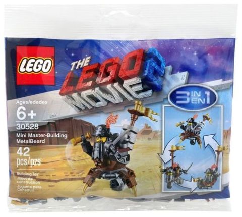  [CÓ HÀNG] LEGO Polybag 30528 The Lego Movie 2 Mini Master-Building MetalBeard 3 in 1 