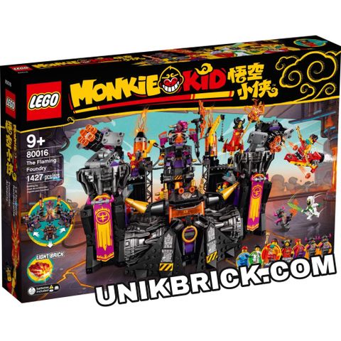  [HÀNG ĐẶT/ ORDER] LEGO Monkie Kid 80016 The Flaming Foundry 