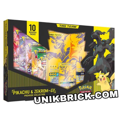  [HÀNG ĐẶT/ ORDER] Pokemon Pokémon TCG Pikachu & Zekrom GX Tag Team Premium Collection 